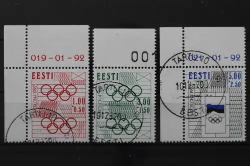 Estland, MiNr. 180-182, gestempelt - 217414