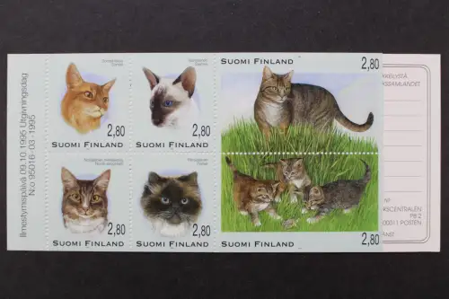 Finnland, MiNr. 1310-1315 im MH 40, postfrisch - 647130