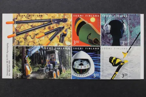 Finnland, MiNr. 1493-1498 im MH 56, postfrisch - 647110