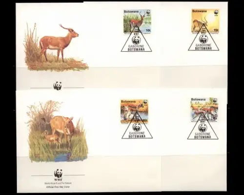 Botswana, MiNr. 431-434, FDC - 691921