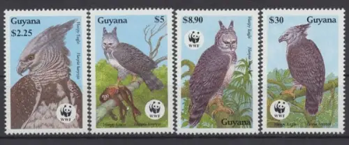 Guyana, Vögel, MiNr. 3077-3080, postfrisch - 693252