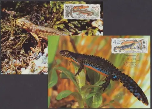 Tschechoslowakei, MiNr. 3007-3010, Maximumkarten - 69217