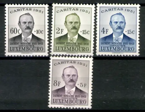 Luxemburg, MiNr. 484-487, postfrisch - 692513