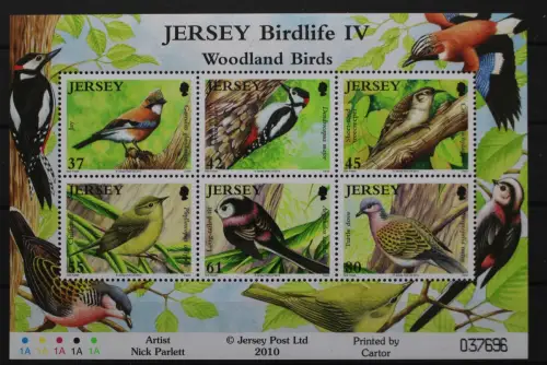Jersey, Vögel, MiNr. Block 82, postfrisch - 642949