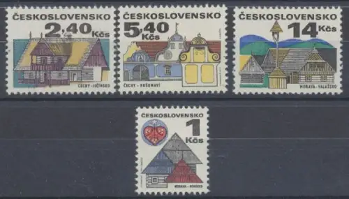 Tschechoslowakei, MiNr. 2010-2013 x, postfrisch - 603529