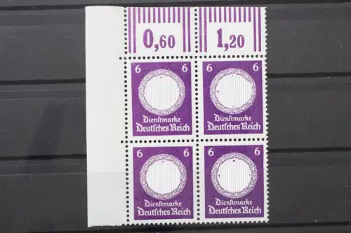 DR Dienst, MiNr. 169 b W, Viererblock Ecke links oben, postfrisch - 217693