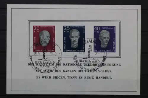 DDR, MiNr. Block 15 PF I, gestempelt - 217697