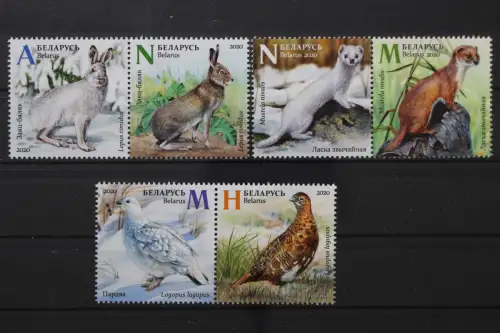Belarus, MiNr. 1343-1348, 3 Paare, postfrisch - 217771