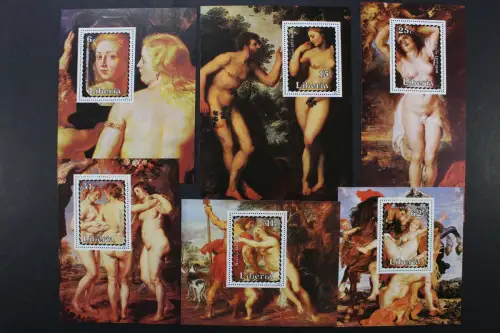 Liberia, MiNr. 1336-1341 Einzelblöcke, postfrisch - 217886