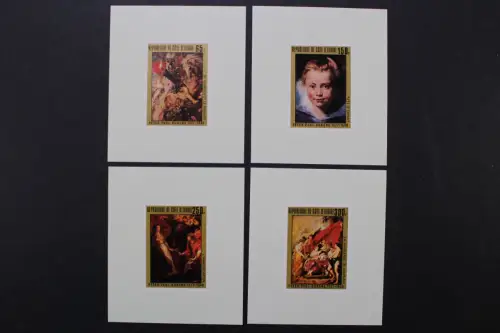 Elfenbeinküste, MiNr. 537-540 B, Einzelblöcke ungezähnt, postfrisch - 217884