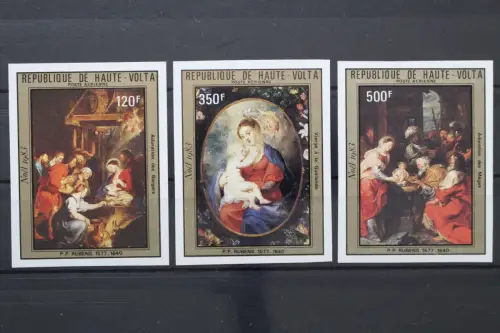 Obervolta, MiNr. 926-928 B, ungezähnt, postfrisch - 217921