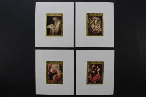 Kongo-Brazzaville, MiNr. 606-609 Einzelböcke B, ungezähnt, postfrisch - 217917