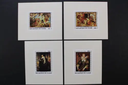Tschad, MiNr. 835-838 B Einzelblöcke, ungezähnt, postfrisch - 217922