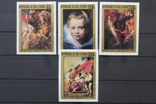 Elfenbeinküste, MiNr. 537-540 B, ungezähnt, postfrisch - 217927