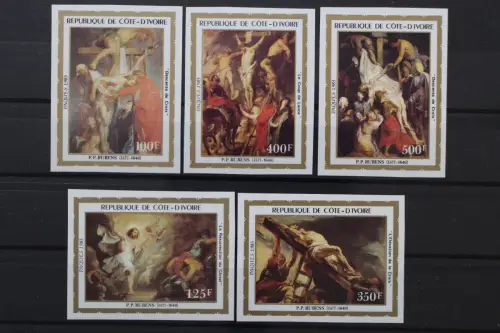 Elfenbeinküste, MiNr. 777-781 B, ungezähnt, postfrisch - 217925