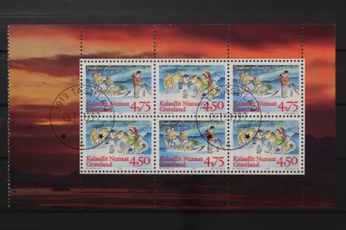 Grönland, MiNr. 313-314 x als Heftchenblatt, gestempelt - 218018