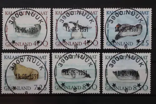 Grönland, MiNr. 211-216, gestempelt - 218035