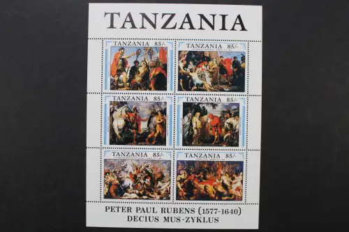Tansania, MiNr. 847-852 Kleinbogen, postfrisch - 217957