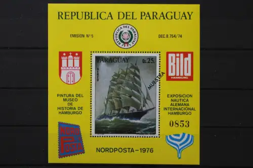 Paraguay, MiNr. Block 284, Muster, postfrisch - 218089