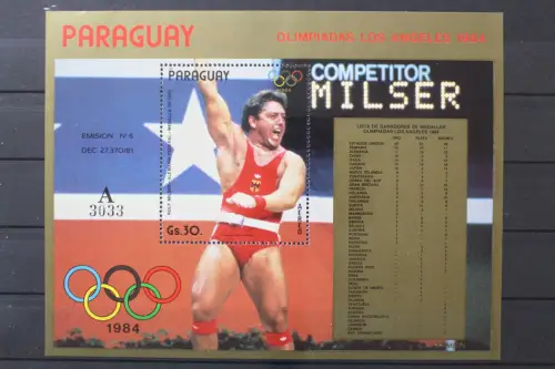 Paraguay, MiNr. Block 410, postfrisch - 218233