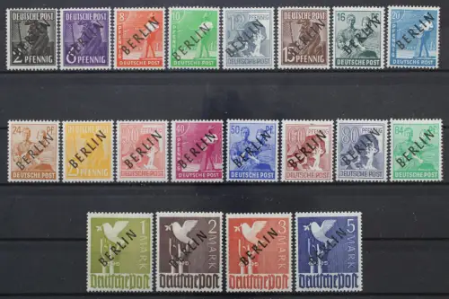 Berlin, MiNr. 1-20, postfrisch, BPP Signatur - 663284
