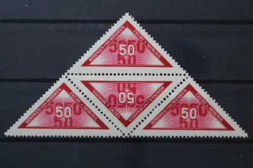 Böhmen & Mähren Portomarken, MiNr. 15 Viererblock, postfrisch - 218269
