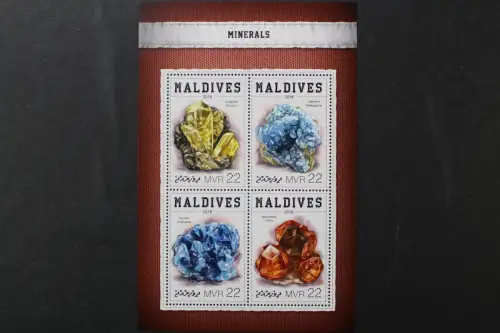 Malediven, MiNr. 7478-7481 Kleinbogen, postfrisch - 218316