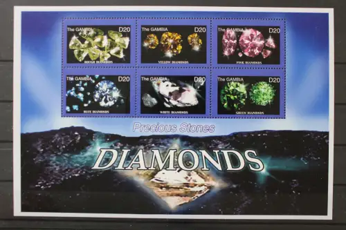 Gambia, MiNr. 5057-5062 Kleinbogen, postfrisch - 218339