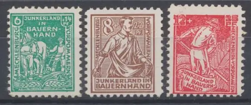 Sowjetische Zone, MiNr. 23-25 a, postfrisch - 606142