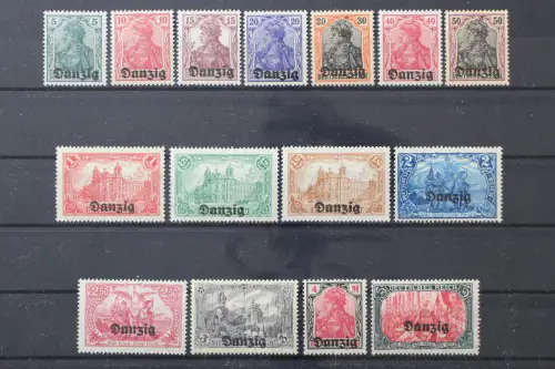 Danzig, MiNr. 1-15, postfrisch - 218363