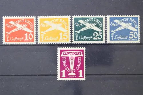 Danzig, MiNr. 251-255, postfrisch - 218360