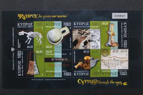 Zypern, MiNr. 1108-1115 H-Blatt, postfrisch - 218393