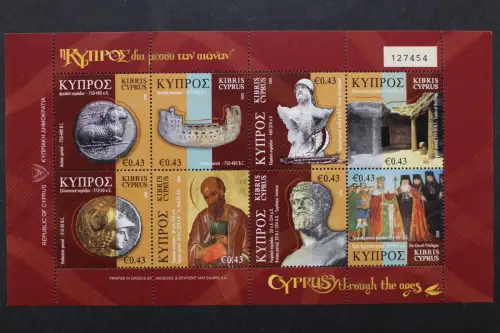 Zypern, MiNr. 1133-1140 H-Blatt, postfrisch - 218390