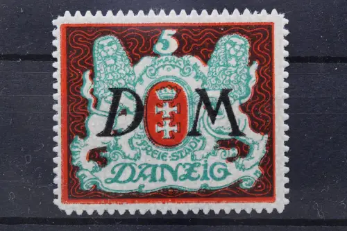 Danzig Dienstmarken, MiNr. 21 Y, postfrisch - 218435