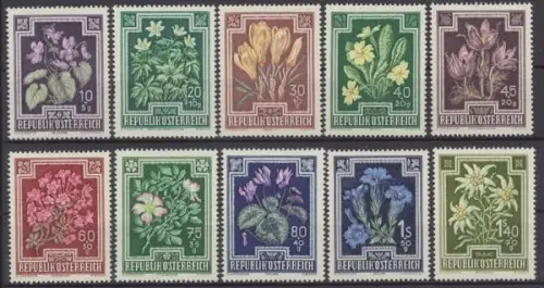 Österreich, MiNr. 868-877, postfrisch - 692387