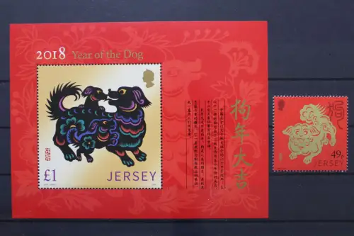 Jersey, MiNr. 2180 + Block 165, postfrisch - 218623