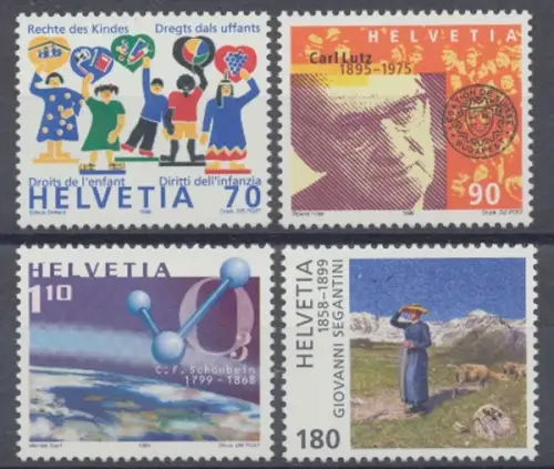 Schweiz, MiNr. 1695-1698, postfrisch - 693043