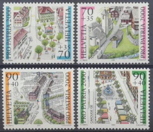 Schweiz, MiNr. 1716-1719, postfrisch - 693046