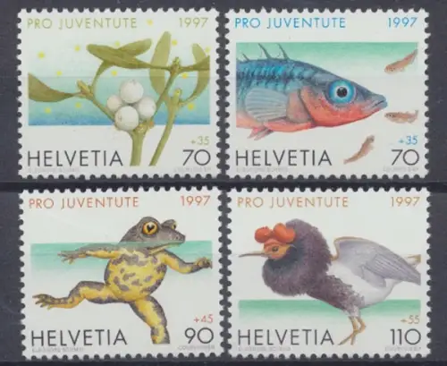 Schweiz, MiNr. 1629-1632, postfrisch - 693036