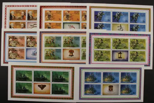 Grenada-Grenadinen, MiNr. 95-102, 8 Werte, Kleinbögen, postfrisch - 211928
