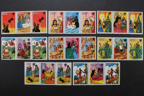 Belize, MiNr. 518-525, Zusammendrucke, postfrisch - 654680