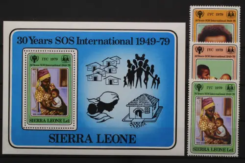 Sierra Leone, MiNr. 578-580, Block 1, postfrisch - 654634