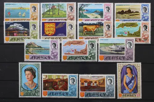 Jersey, MiNr. 7-21, postfrisch - 218889
