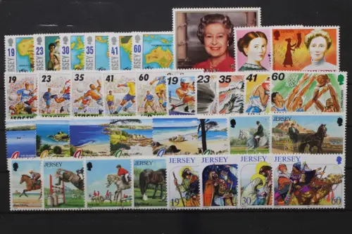 Jersey, MiNr. 727-763 Jahrgang 1996, postfrisch - 218871