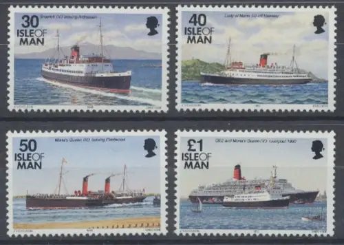 Insel Man, Schiffe, MiNr. 560-563 I, postfrisch - 603027
