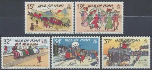 Insel Man, MiNr. 422-426, postfrisch - 603095