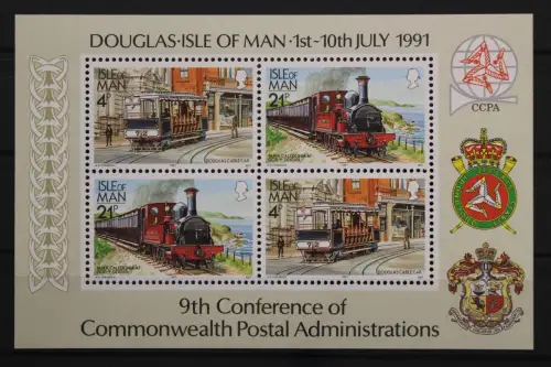 Insel Man, MiNr. Block 16, Eisenbahn, postfrisch - 645989