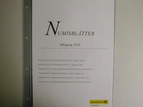 Inhaltsverzeichnis und Beschreibungsblätter zum Jahrgang 2010 - 890167