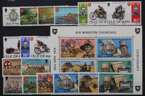 Insel Man, MiNr. 36-Block 1 Jahrgang 1974, postfrisch - 204411