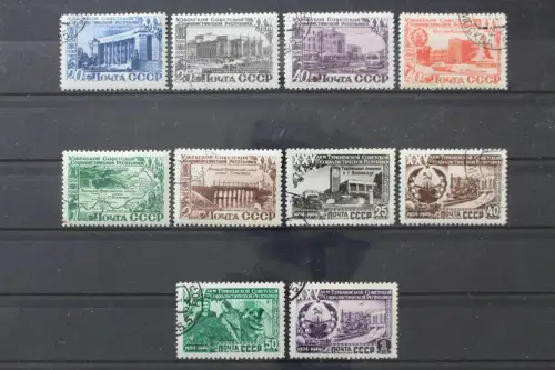 Sowjetunion, MiNr. 1432-1437 + 1438-1441, gestempelt - 214039